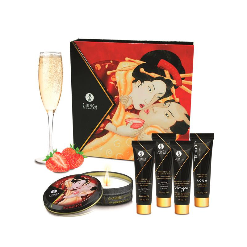 Shunga Geisha Secrets Kit Sparkling Wine